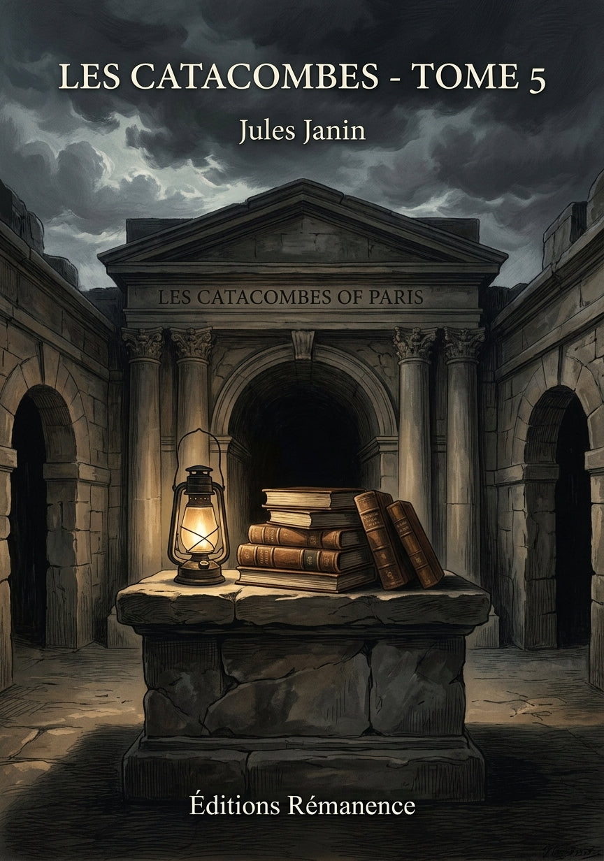 Livre Les Catacombes - Tome 5 par Jules Janin - Couverture - Editions Remanence