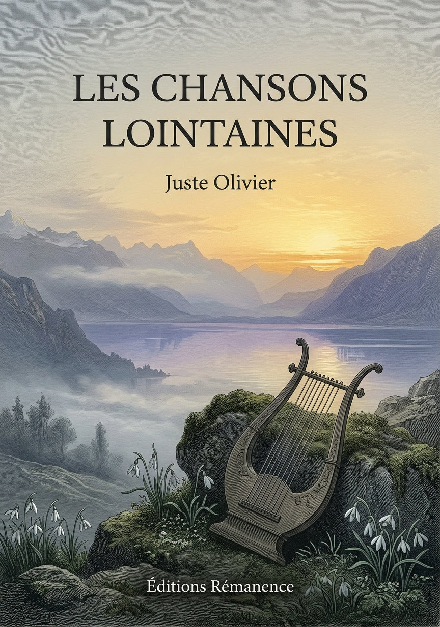 Livre Les Chansons lointaines par Juste Olivier - Couverture - Editions Remanence