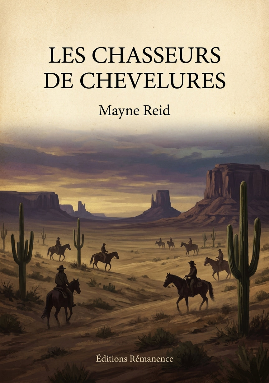 Les chasseurs de chevelures - Mayne Reid (Couverture)