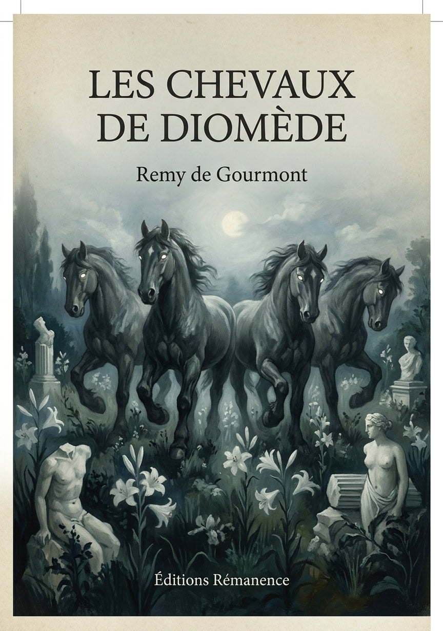 Les chevaux de Diomède - Remy de Gourmont (Couverture)