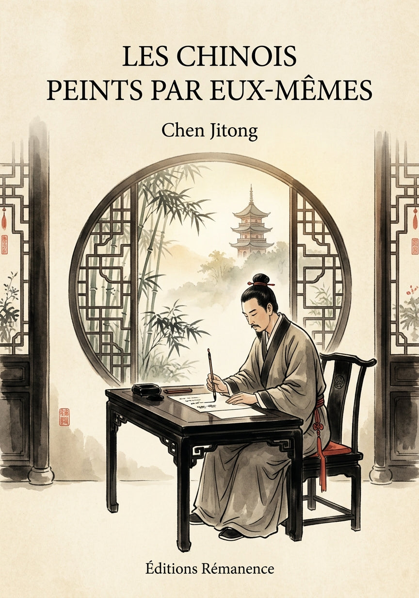 Livre Les Chinois peints par eux-mêmes par Chen Jitong - Couverture - Editions Remanence