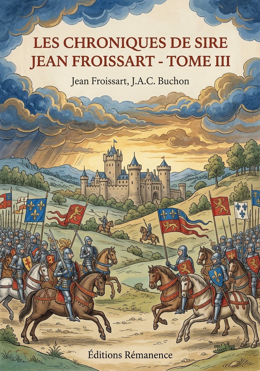 Livre Les Chroniques de Sire Jean Froissart - Tome III par Jean Froissart, J.A.C. Buchon - Couverture - Editions Remanence