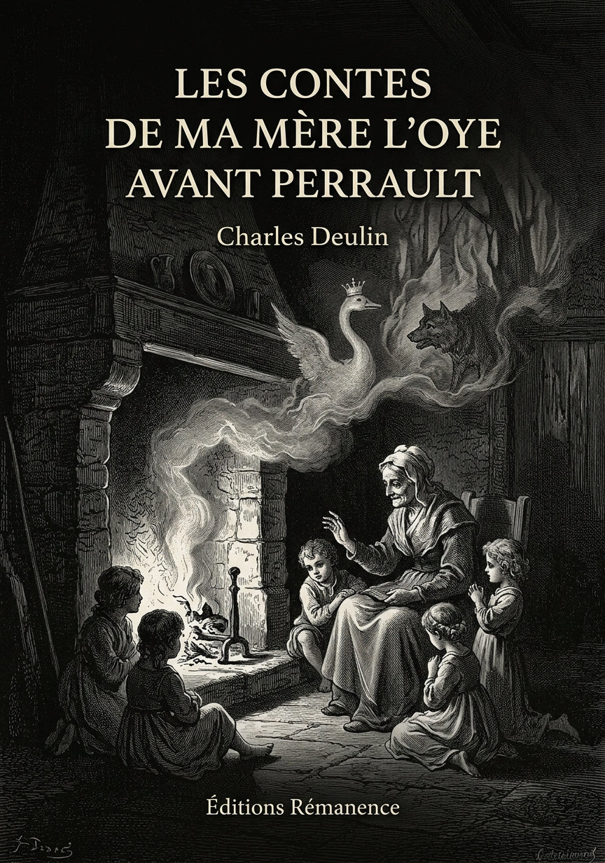Livre Les Contes de ma mère l’Oye avant Perrault par Charles Deulin - Couverture - Editions Remanence