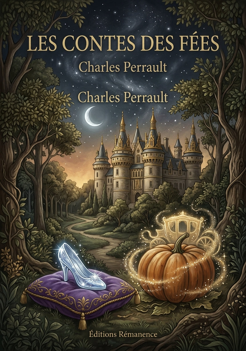 Livre Les Contes des fées par Charles Perrault - Couverture - Editions Remanence