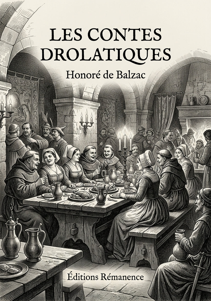 Livre Les Contes drolatiques par Honoré de Balzac - Couverture - Editions Remanence