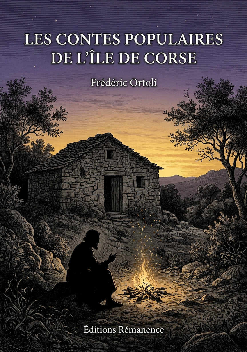 Livre Les Contes populaires de l’île de Corse par Frédéric Ortoli - Couverture - Editions Remanence
