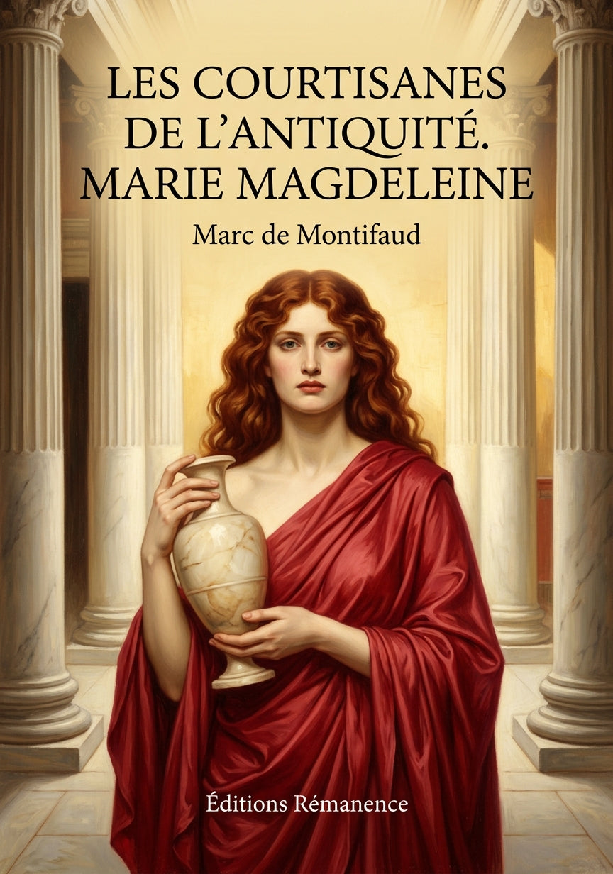 Livre Les Courtisanes de l’Antiquité. Marie Magdeleine par Marc de Montifaud - Couverture - Editions Remanence