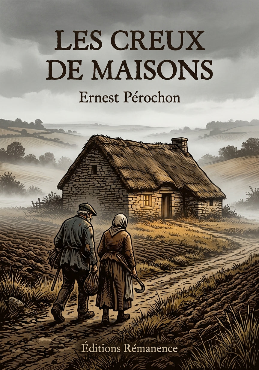 Livre Les Creux de maisons par Ernest Pérochon - Couverture - Editions Remanence