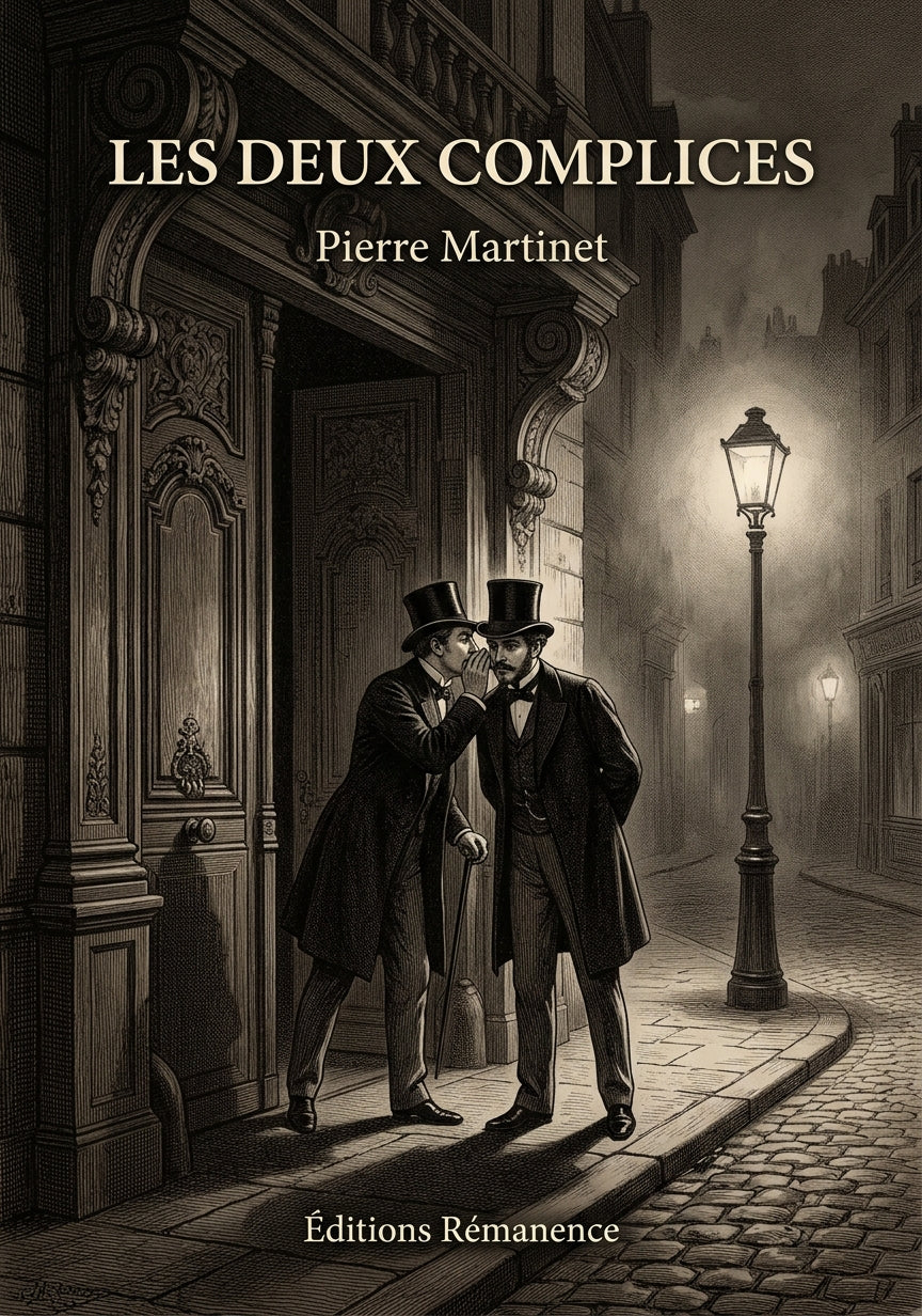 Livre Les deux Complices par Pierre Martinet - Couverture - Editions Remanence