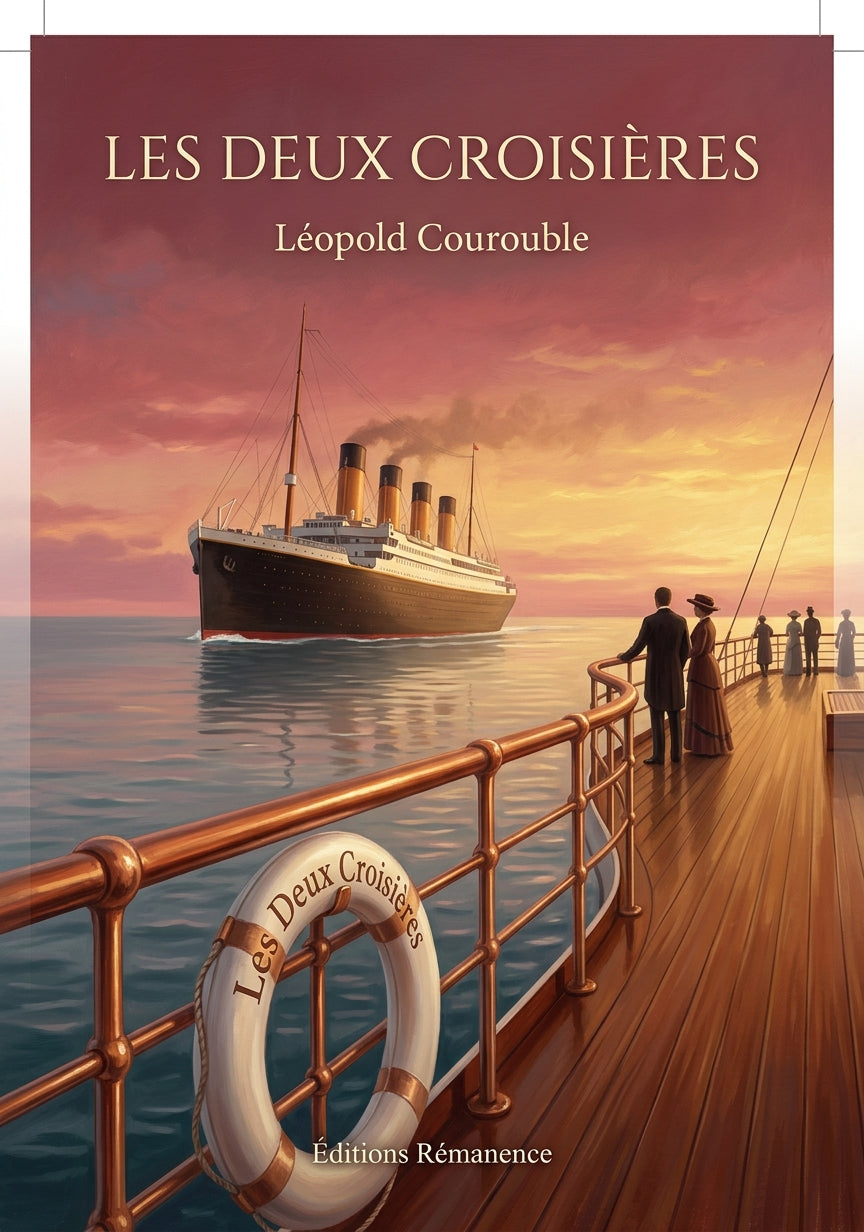 Livre Les Deux croisières par Léopold Courouble - Couverture - Editions Remanence
