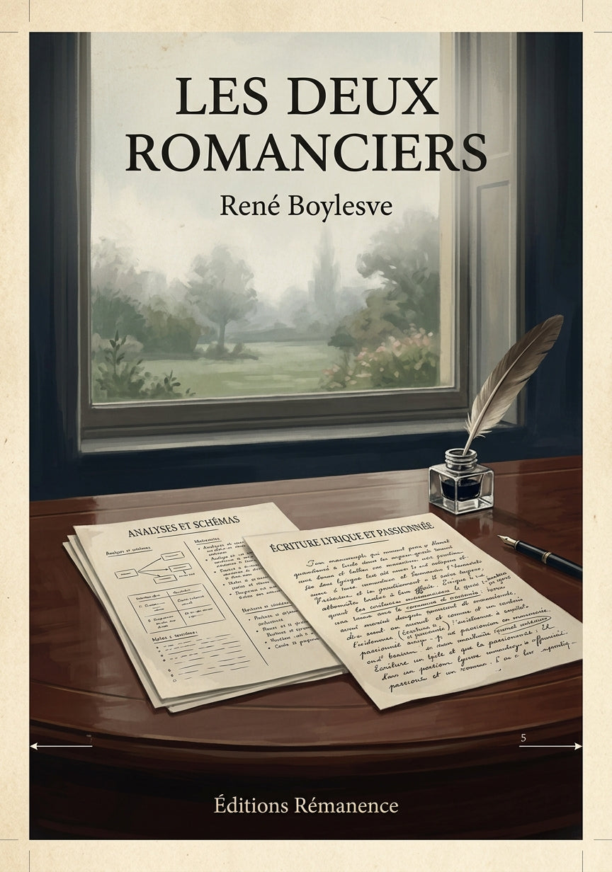 Les deux romanciers - René Boylesve (Couverture)