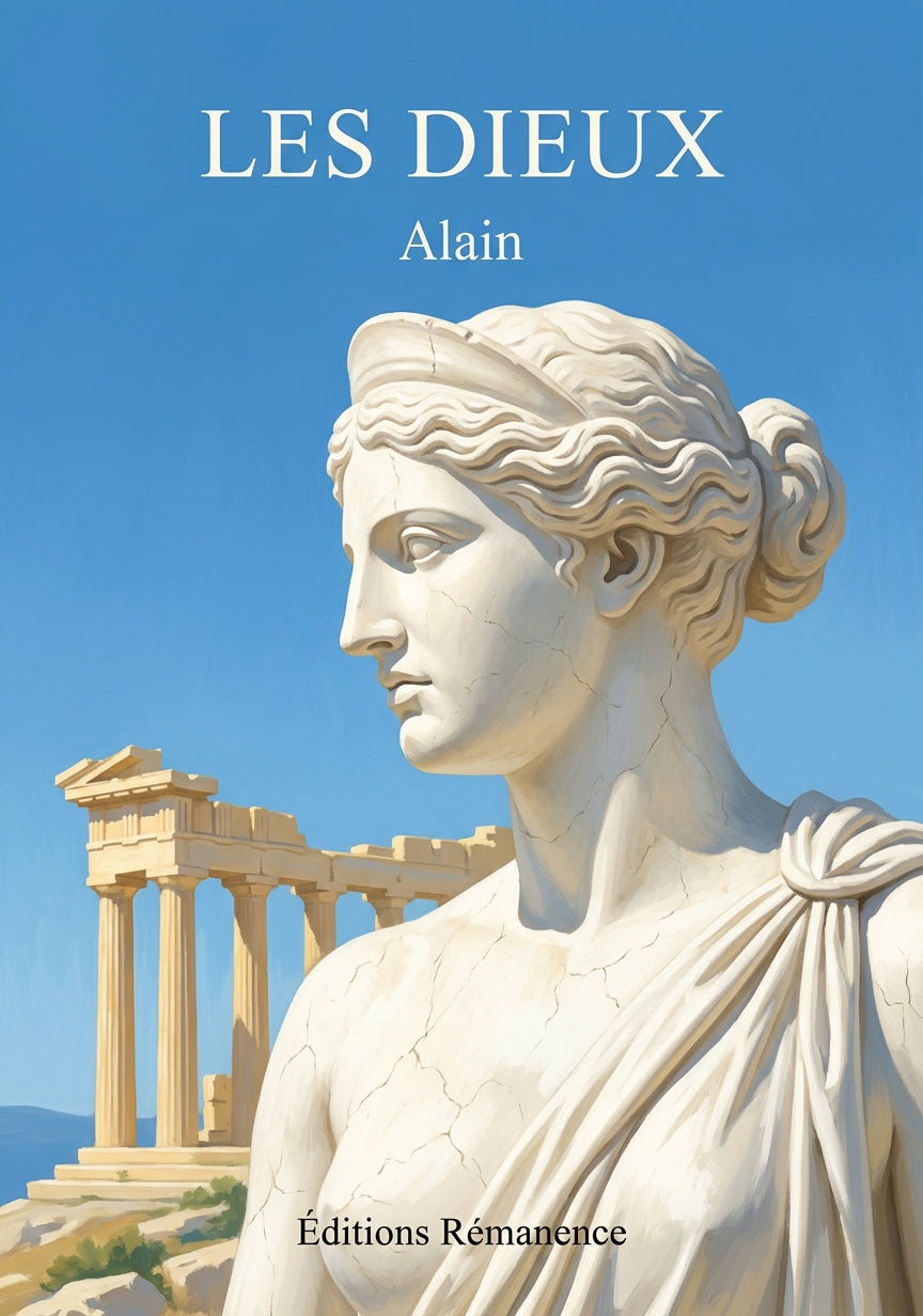 Livre Les Dieux par Alain - Couverture - Editions Remanence