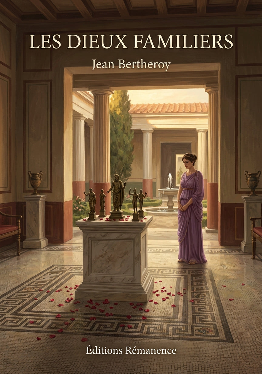 Livre Les Dieux familiers par Jean Bertheroy - Couverture - Editions Remanence