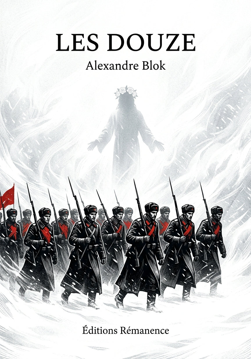 Livre Les Douze par Alexandre Blok - Couverture - Editions Remanence