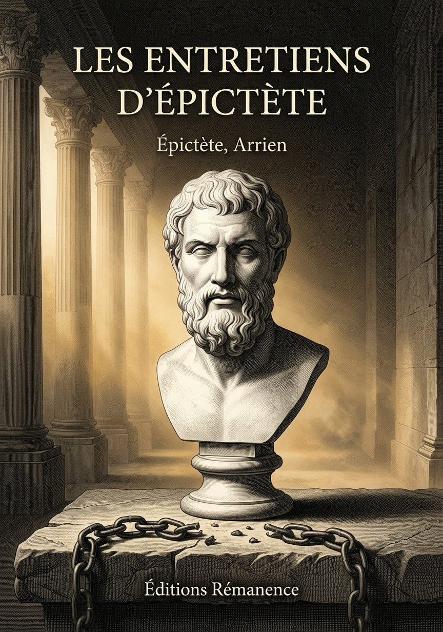 Livre Les Entretiens d’Épictète par Épictète, Arrien - Couverture - Editions Remanence