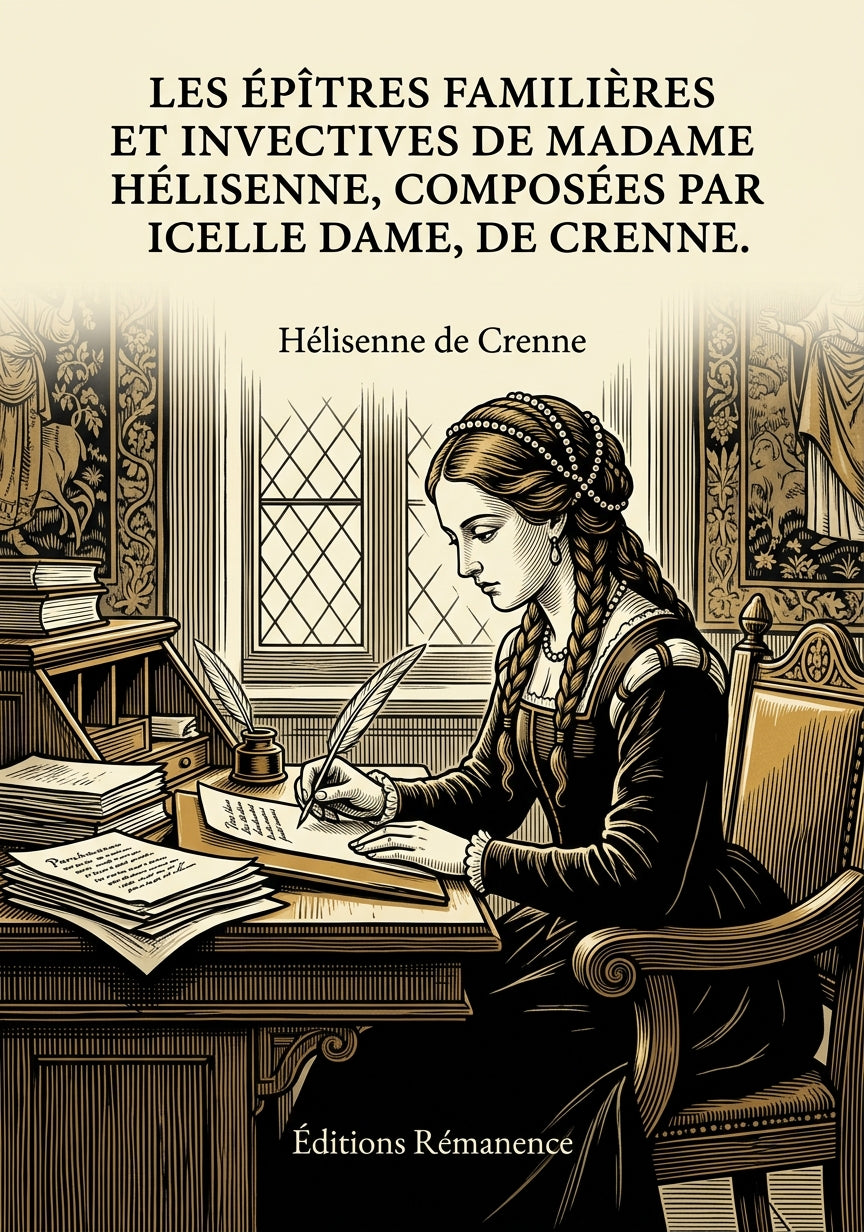 Livre Les Épîtres familières et invectives de madame Hélisenne, composées par icelle dame, De Crenne. par Hélisenne de Crenne - Couverture - Editions Remanence