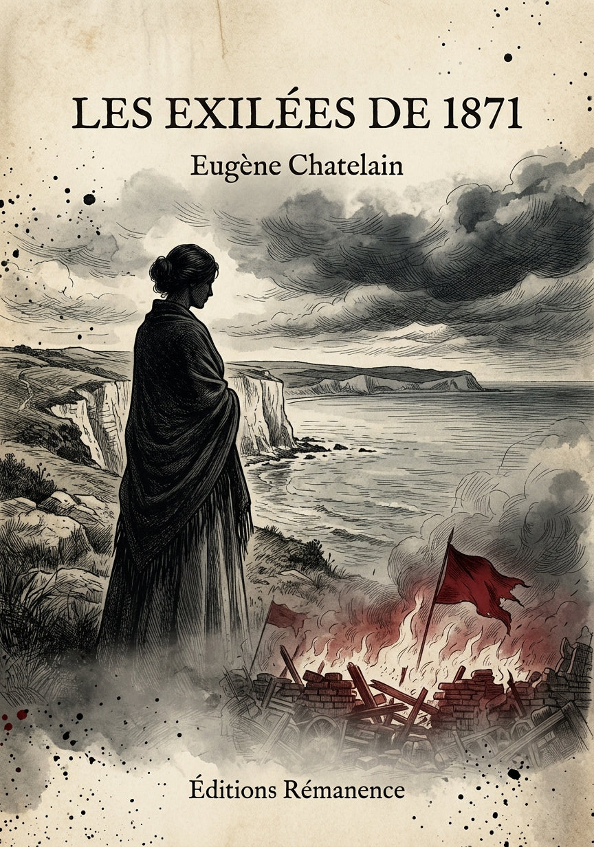 Livre Les exilées de 1871 par Eugène Chatelain - Couverture - Editions Remanence