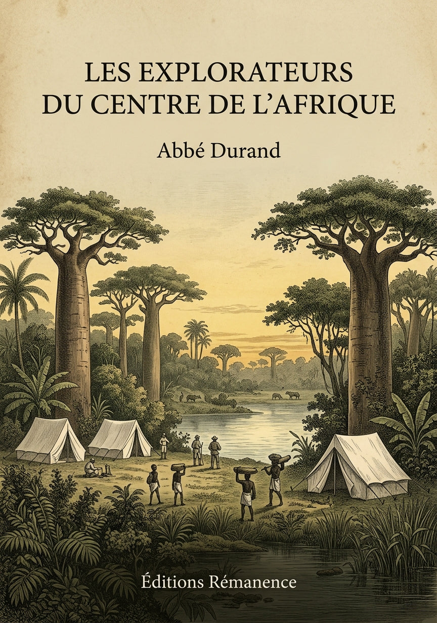Les Explorateurs du Centre de l'Afrique - Abbé Durand (Couverture)