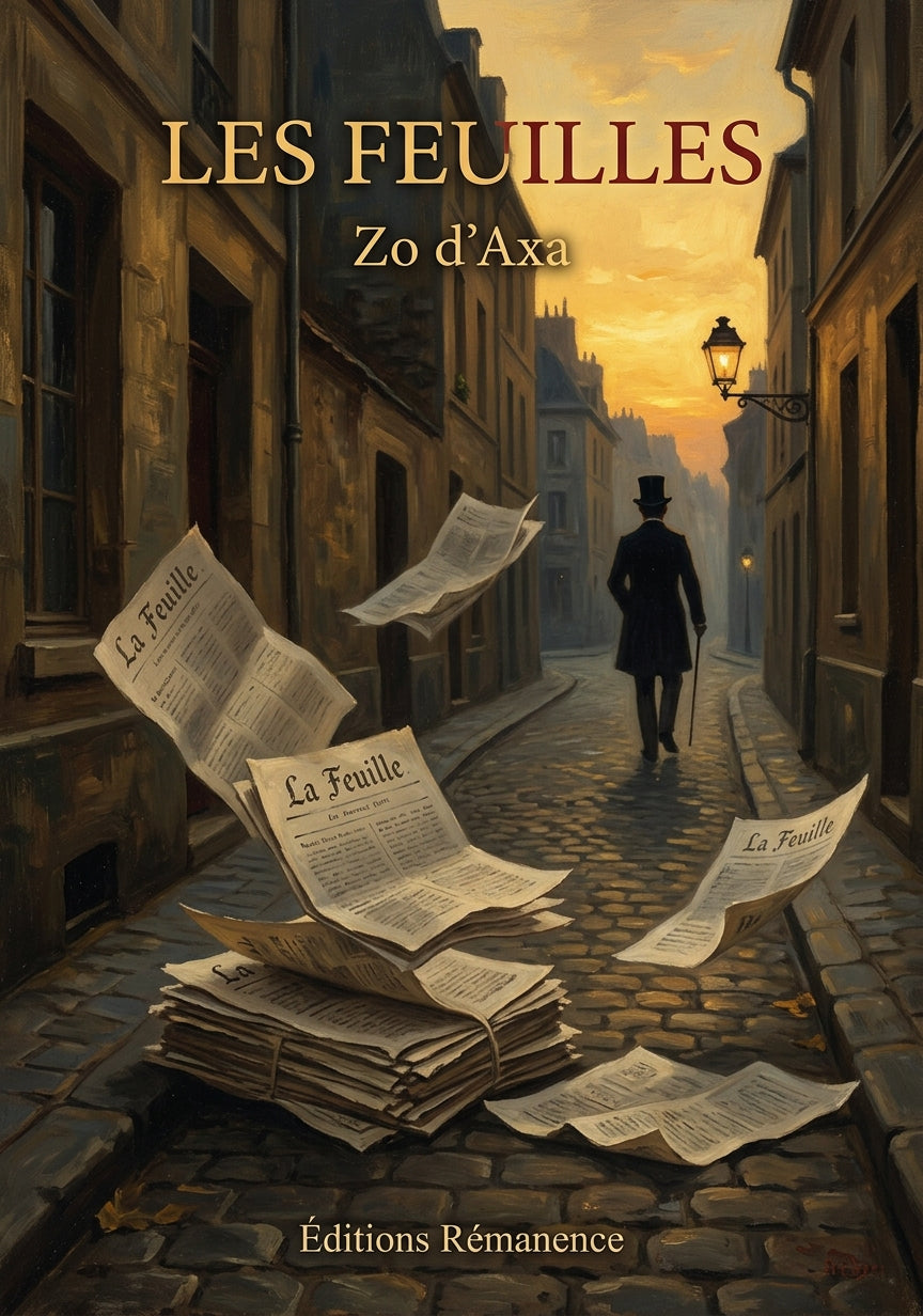 Livre Les Feuilles par Zo d’Axa - Couverture - Editions Remanence