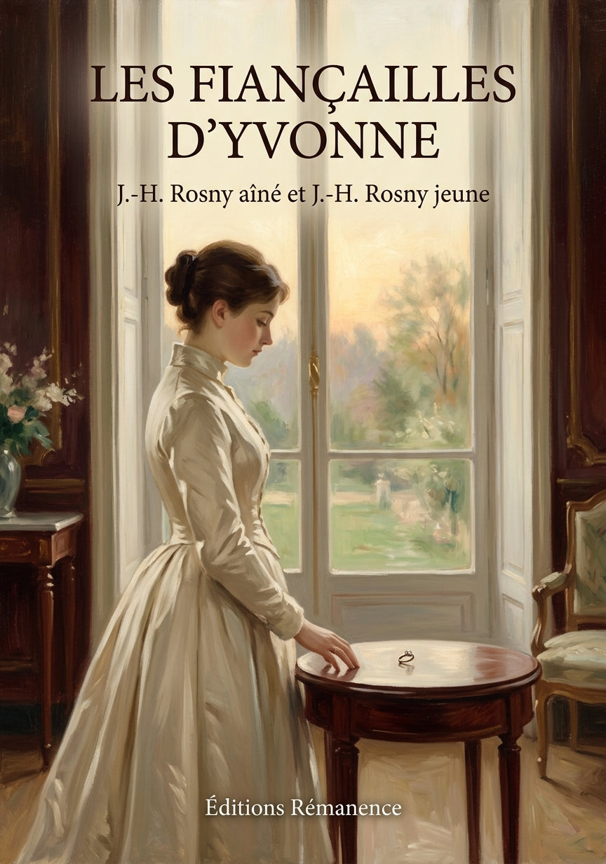 Livre Les Fiançailles d’Yvonne par J.-H. Rosny aîné et J.-H. Rosny jeune - Couverture - Editions Remanence