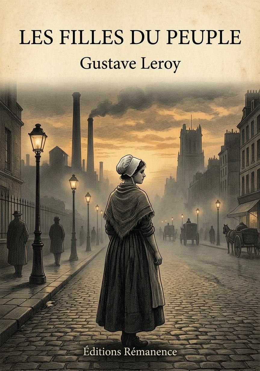 Livre Les Filles du peuple par Gustave Leroy - Couverture - Editions Remanence