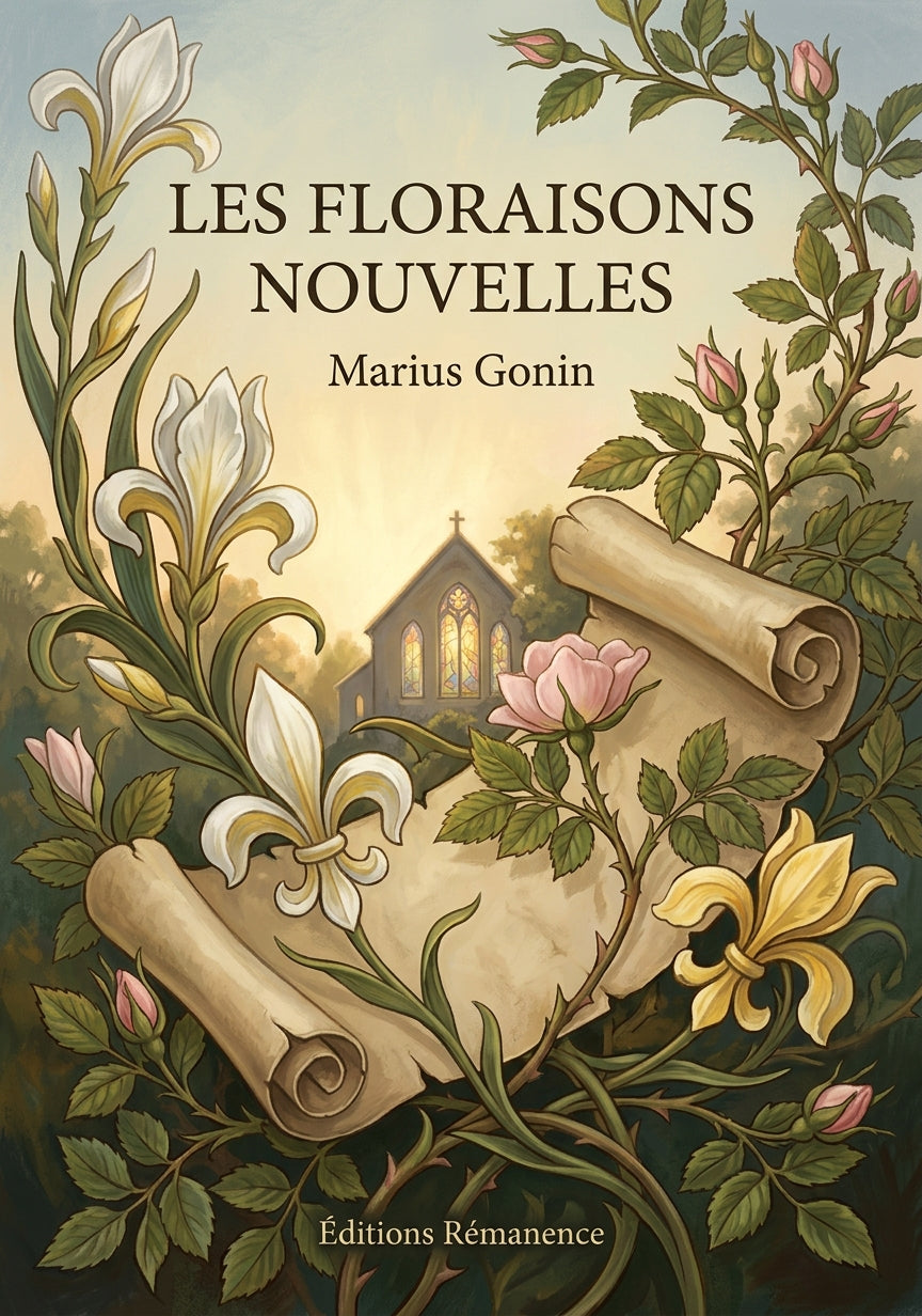 Livre Les Floraisons nouvelles par Marius Gonin - Couverture - Editions Remanence