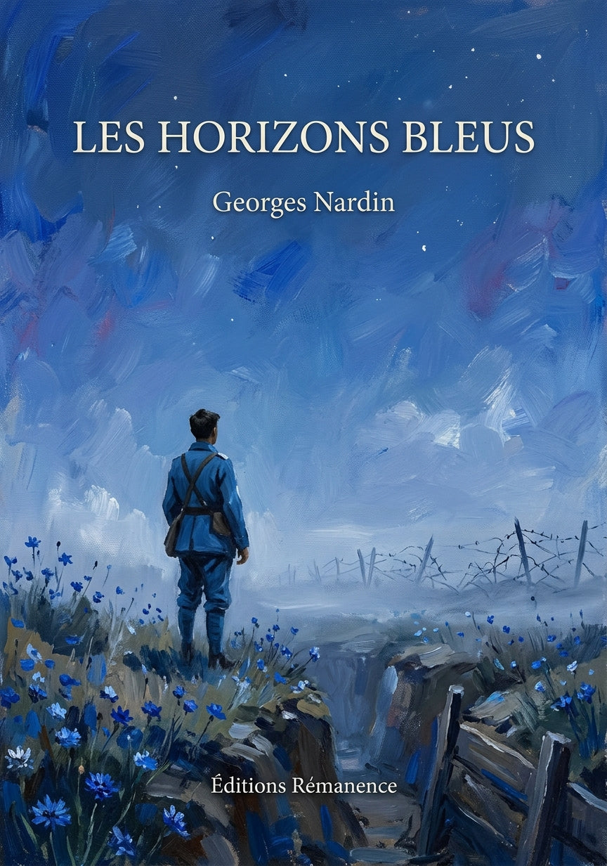 Livre Les Horizons bleus par Georges Nardin - Couverture - Editions Remanence