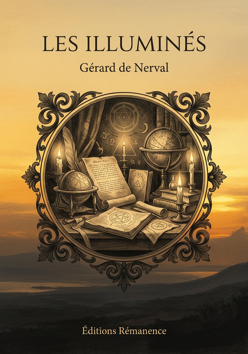 Livre Les Illuminés par Gérard de Nerval - Couverture - Editions Remanence