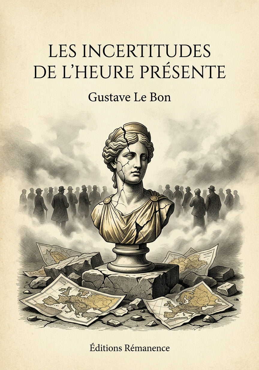 Les incertitudes de l'heure présente - Gustave Le Bon (Couverture)