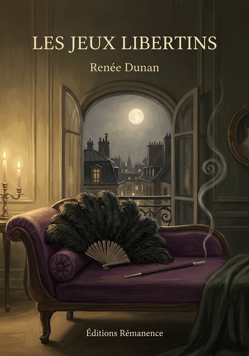 Livre Les Jeux libertins par Renée Dunan - Couverture - Editions Remanence