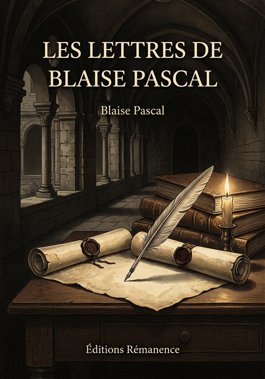 Livre Les lettres de Blaise Pascal par Blaise Pascal - Couverture - Editions Remanence