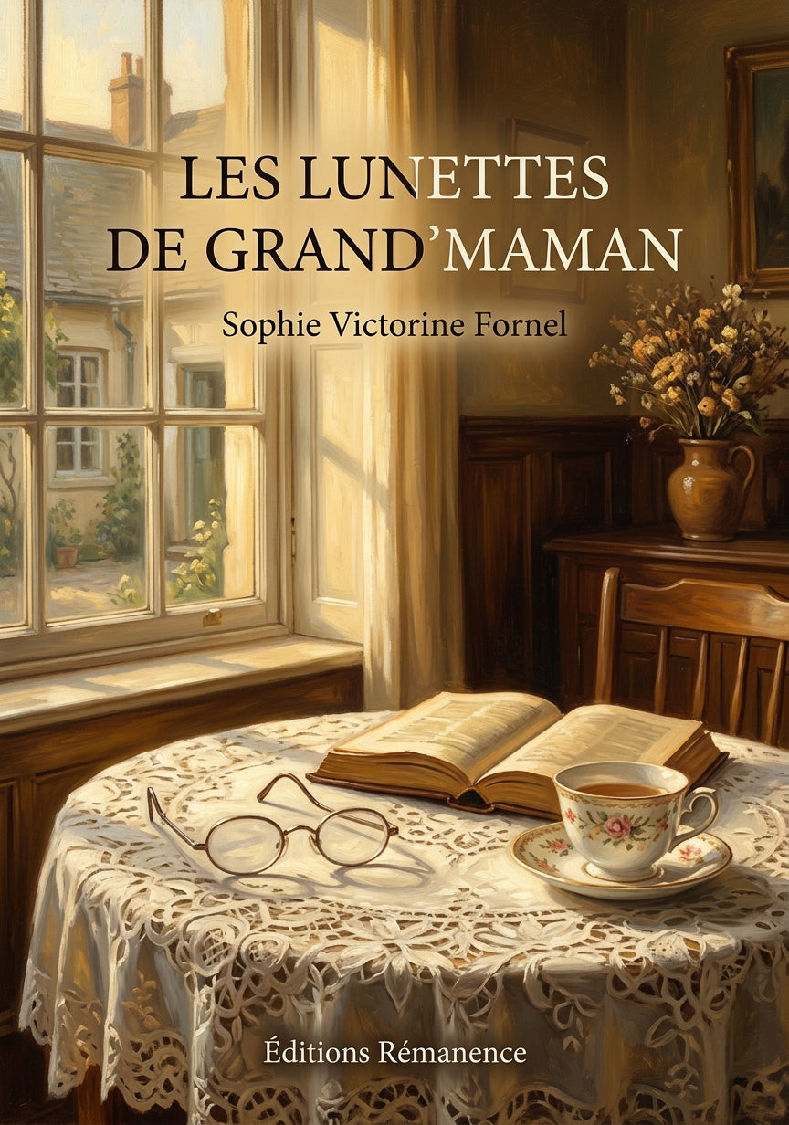 Livre Les Lunettes de grand’maman par Sophie Victorine Fornel - Couverture - Editions Remanence