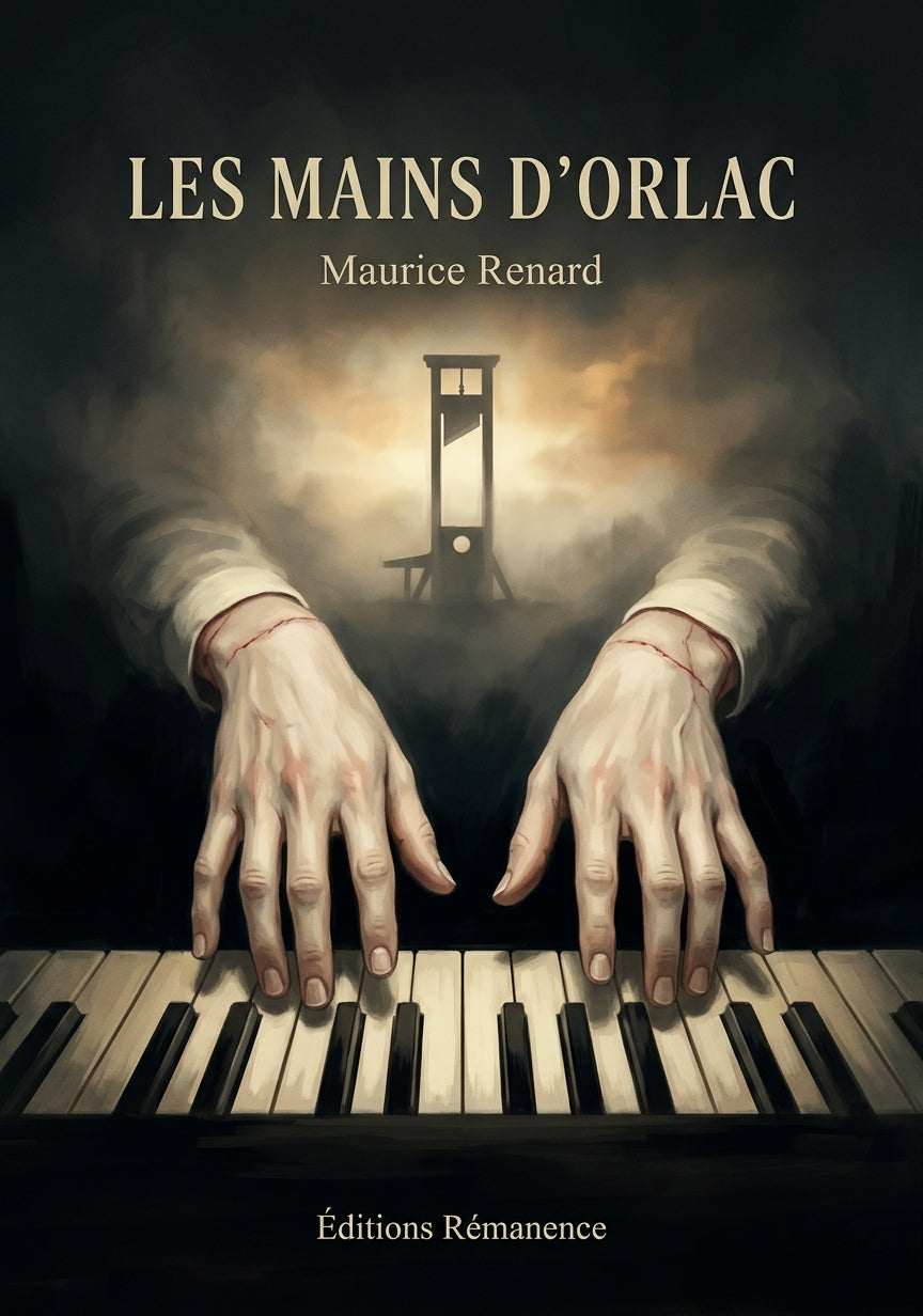 Livre Les Mains d’Orlac par Maurice Renard - Couverture - Editions Remanence