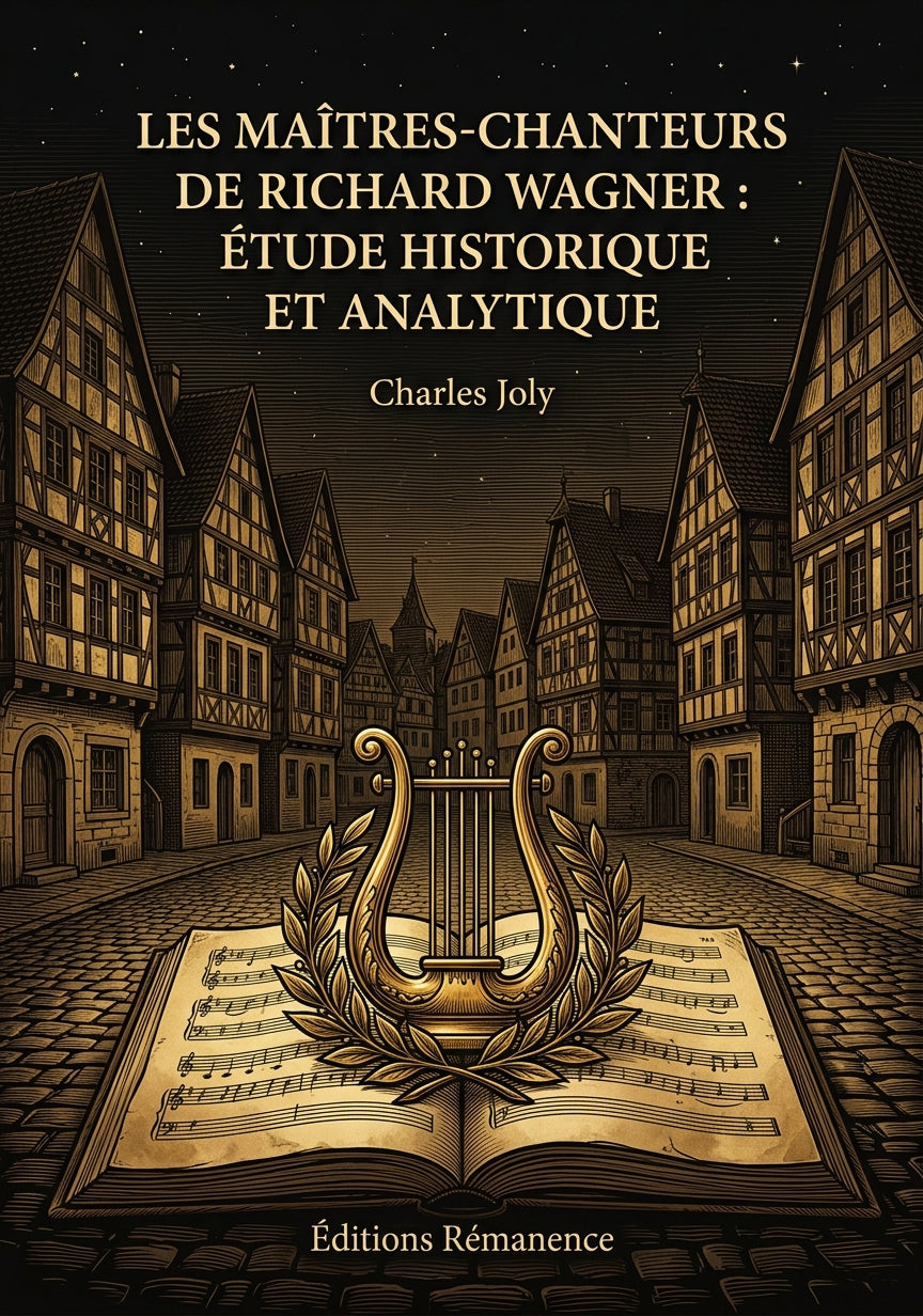 Livre Les Maîtres-Chanteurs de Richard Wagner : étude historique et analytique par Charles Joly - Couverture - Editions Remanence