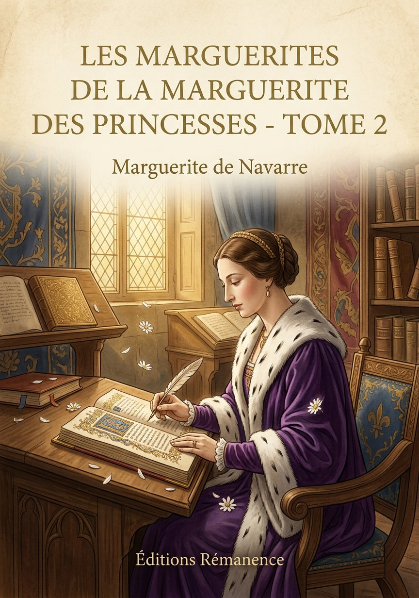 Livre Les Marguerites de la Marguerite des Princesses - Tome 2 par Marguerite de Navarre - Couverture - Editions Remanence