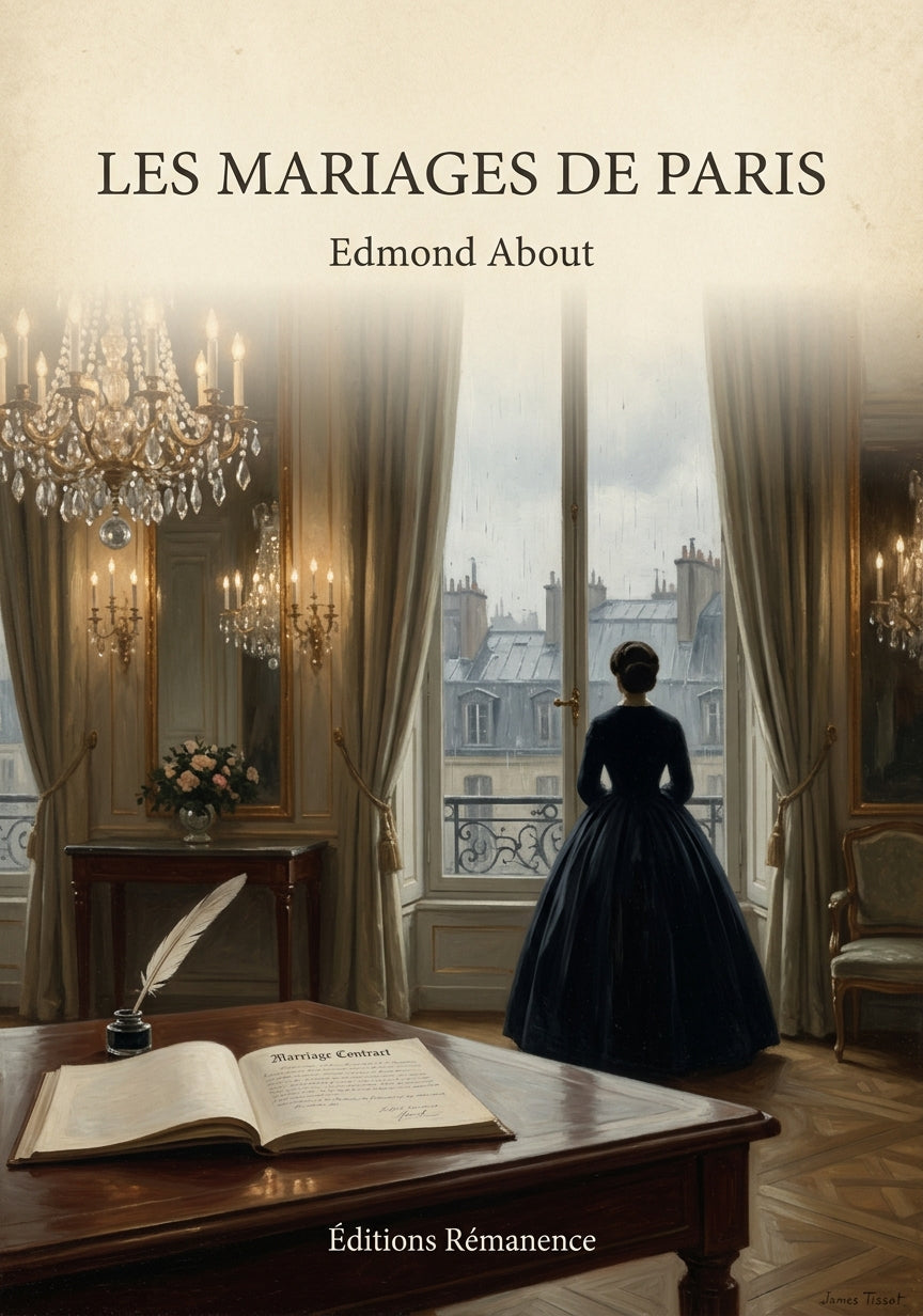 Les mariages de Paris - Edmond About (Couverture)