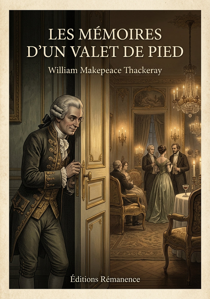 Les mémoires d'un valet de pied - William Makepeace Thackeray (Couverture)