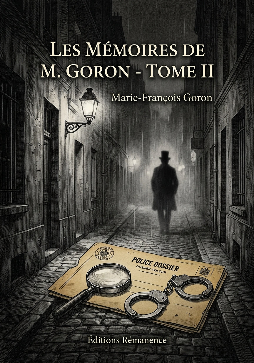 Livre Les Mémoires de M. Goron - Tome II par Marie-François Goron - Couverture - Editions Remanence