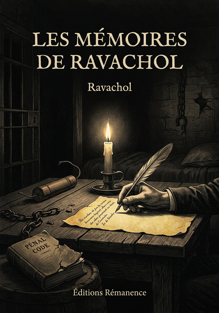 Livre Les Mémoires de Ravachol par Ravachol - Couverture - Editions Remanence