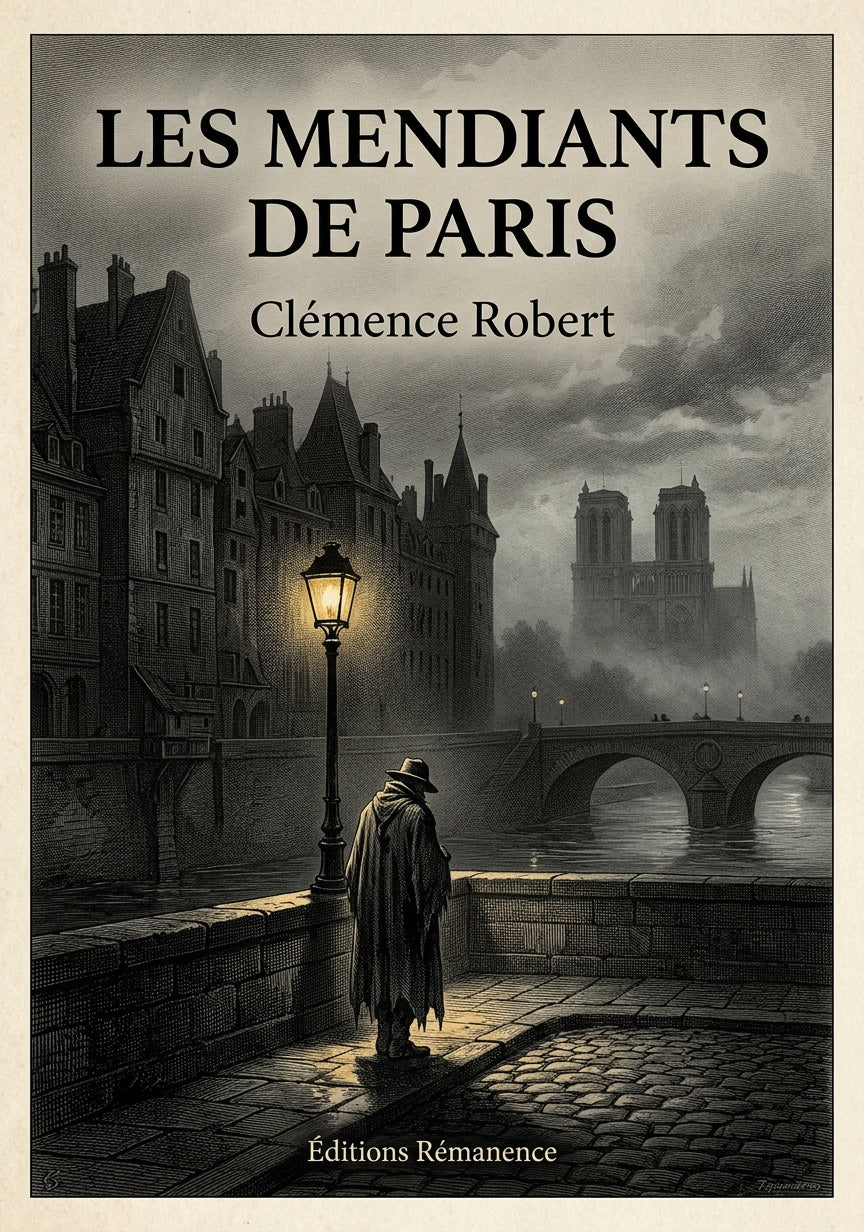 Livre Les Mendiants de Paris par Clémence Robert - Couverture - Editions Remanence