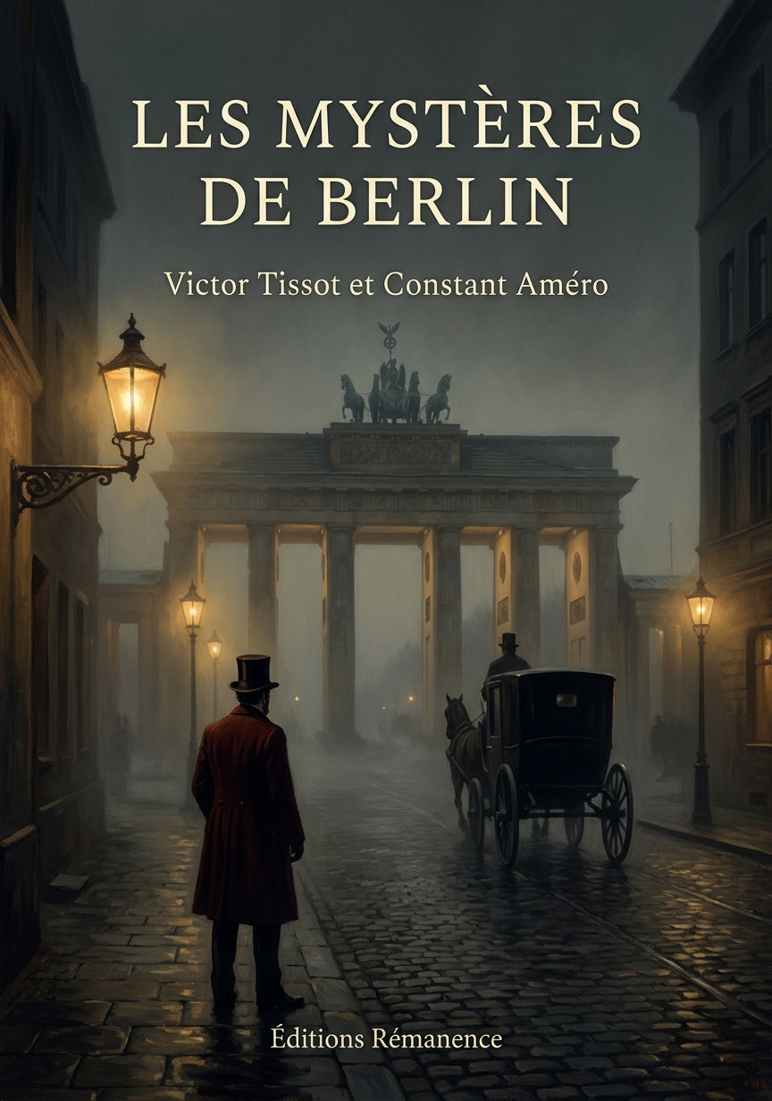 Livre Les Mystères de Berlin par Victor Tissot et Constant Améro - Couverture - Editions Remanence