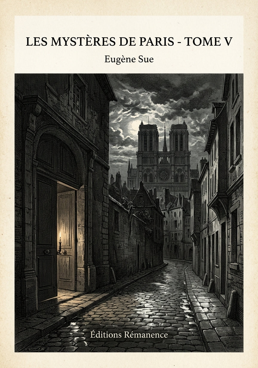 Les mystères de Paris - Tome V - Eugène Sue (Couverture)
