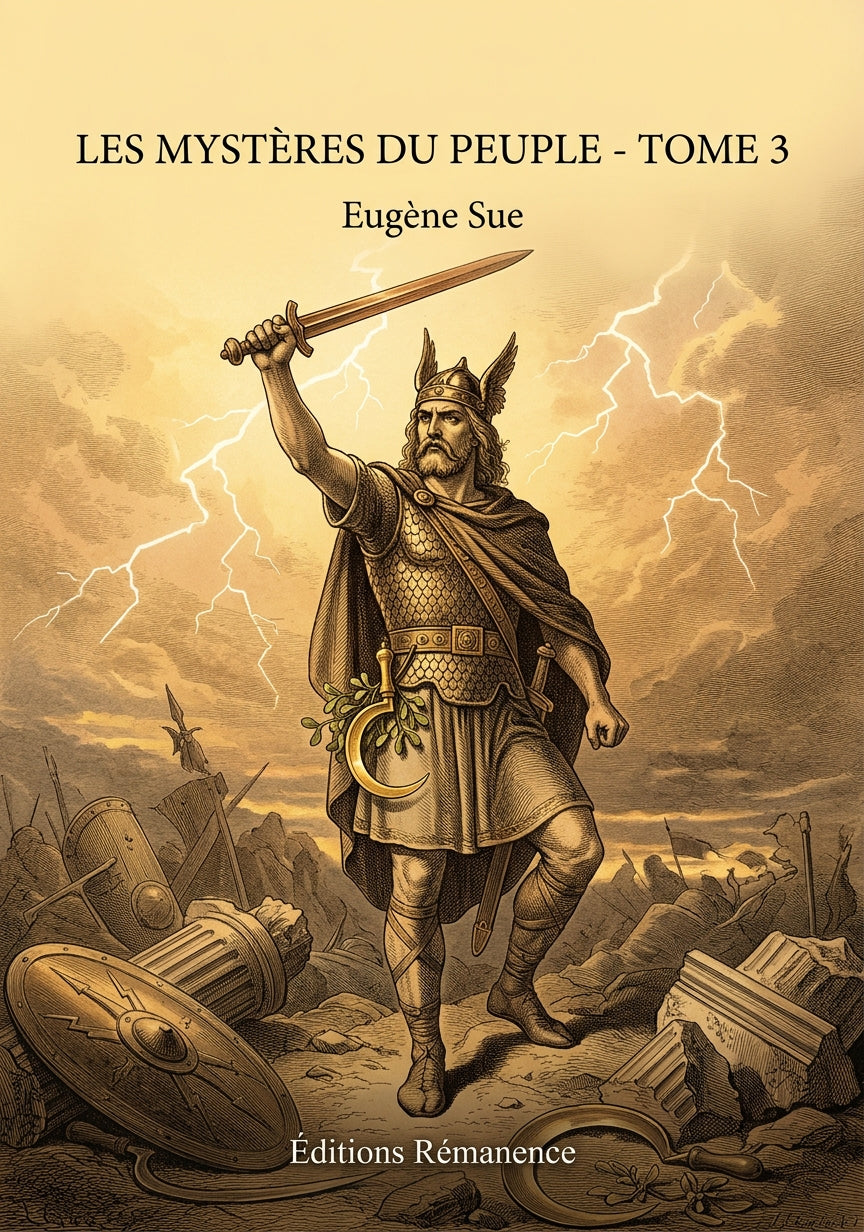 Livre Les Mystères du peuple - Tome 3 par Eugène Sue - Couverture - Editions Remanence