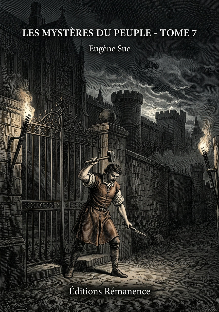 Livre Les Mystères du peuple - Tome 7 par Eugène Sue - Couverture - Editions Remanence