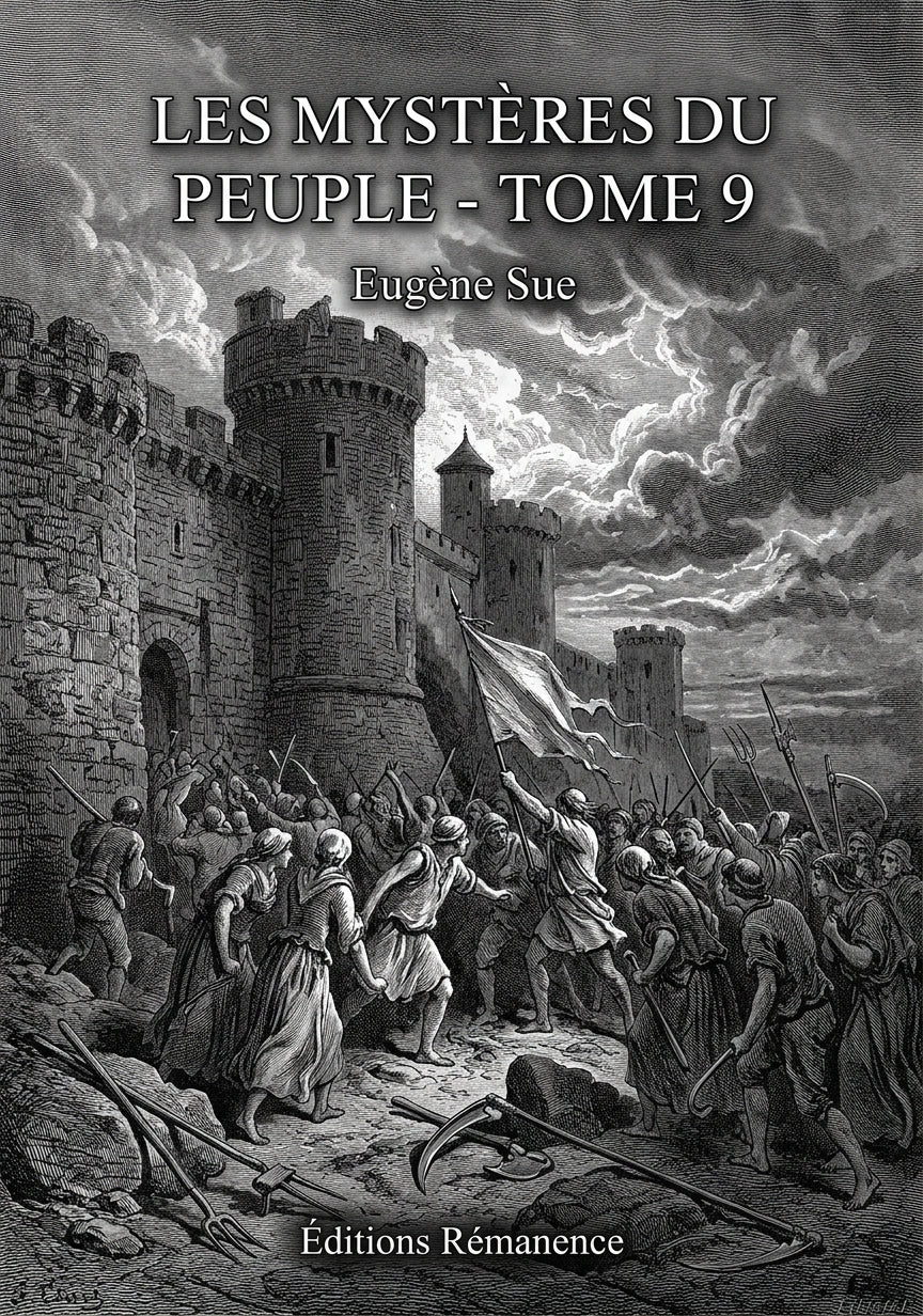 Livre Les Mystères du peuple - Tome 9 par Eugène Sue - Couverture - Editions Remanence