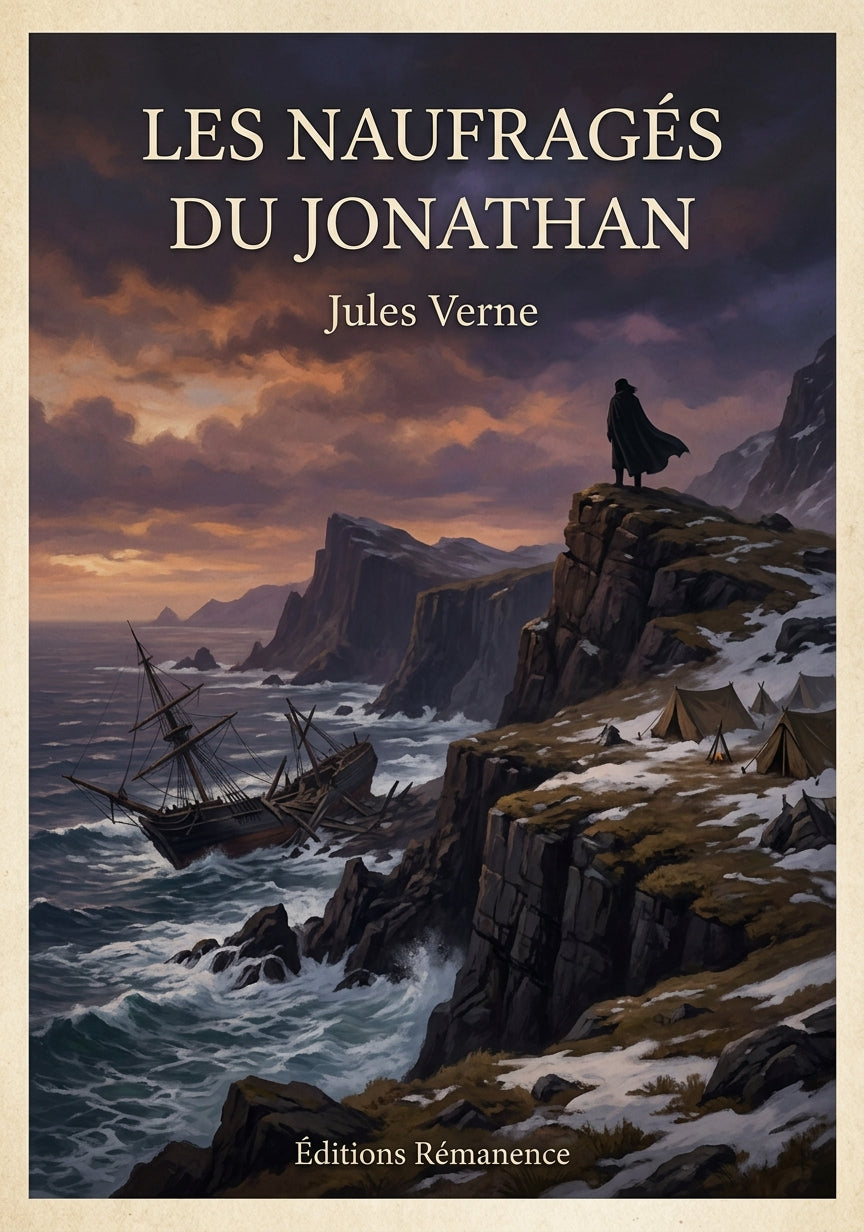 Les naufragés du Jonathan - Jules Verne (Couverture)
