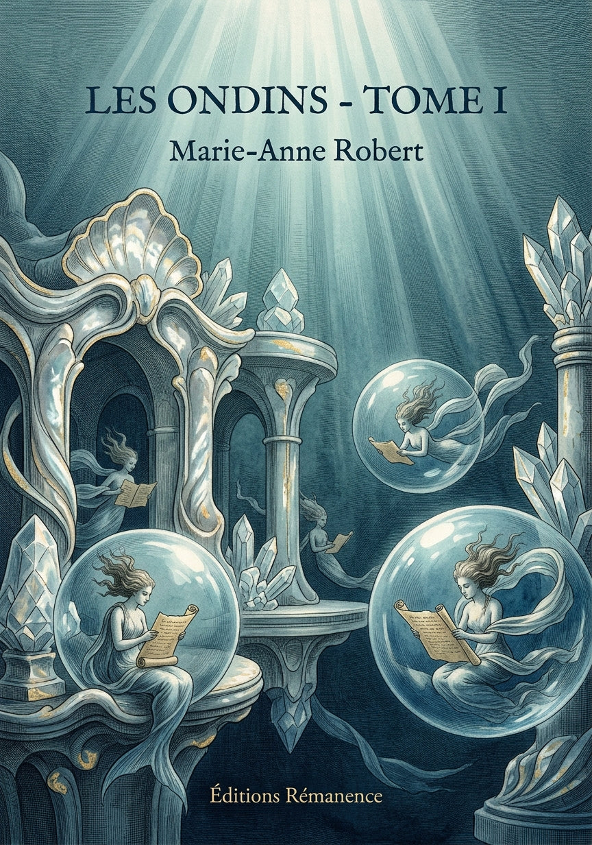 Livre Les Ondins - Tome I par Marie-Anne Robert - Couverture - Editions Remanence