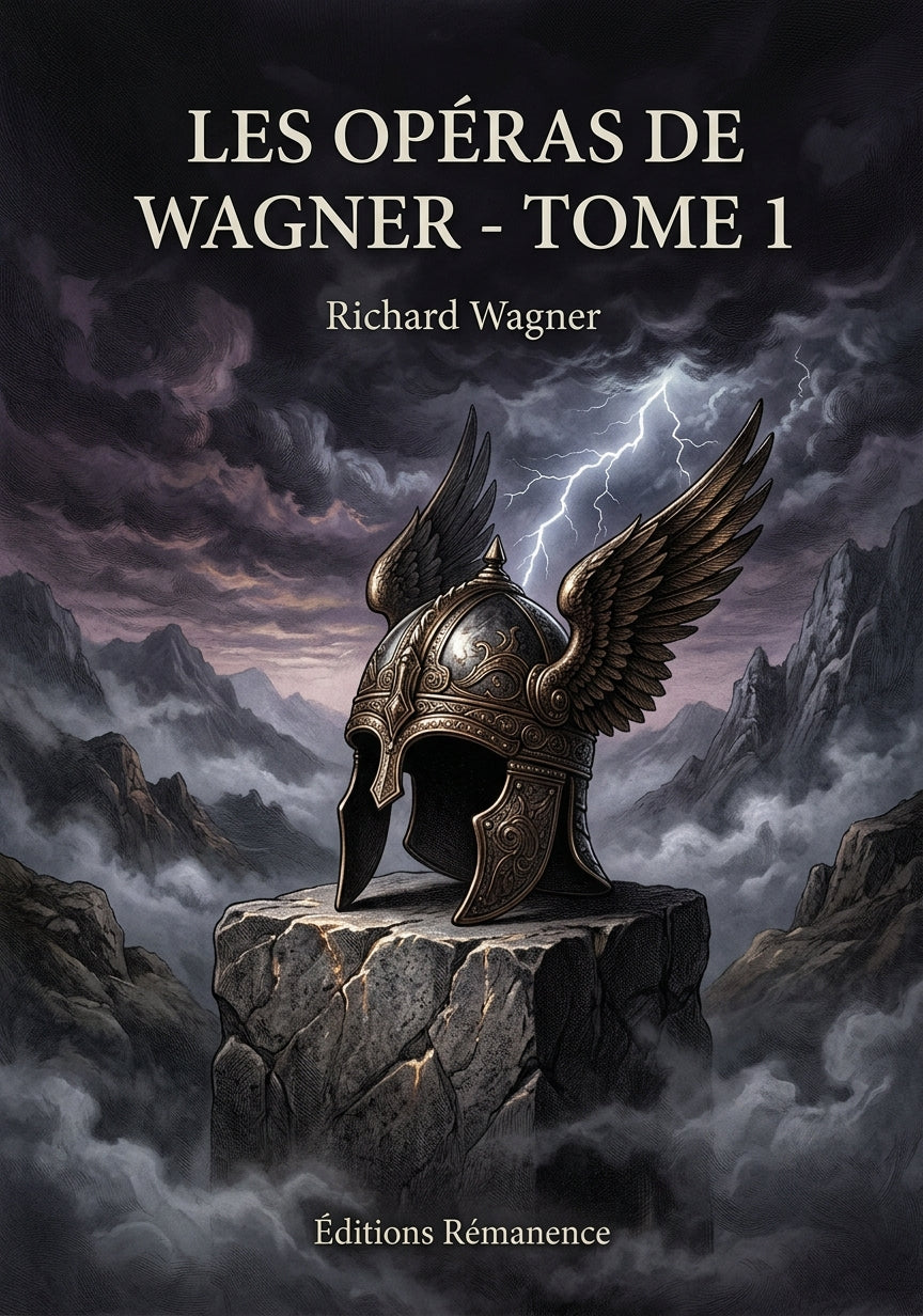 Livre Les Opéras de Wagner - Tome 1 par Richard Wagner - Couverture - Editions Remanence