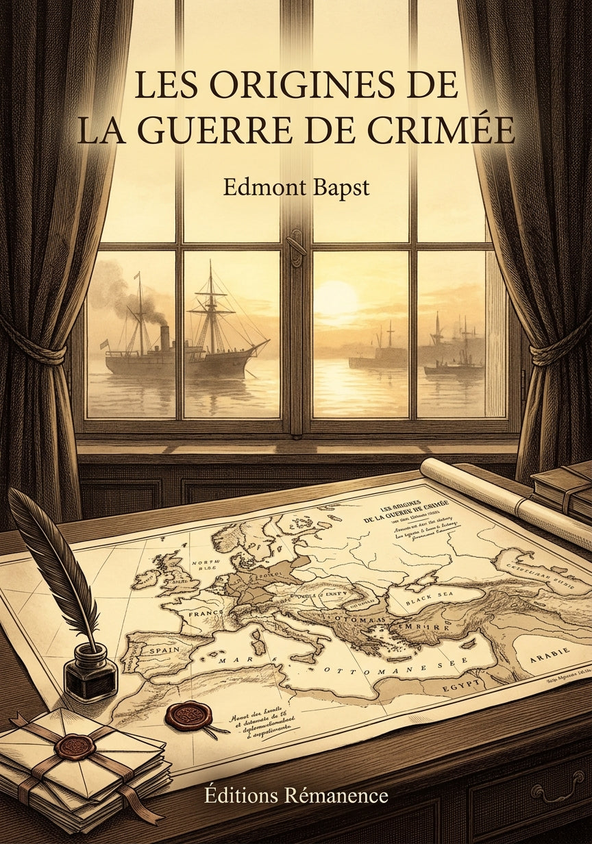 Livre Les origines de la guerre de Crimée par Edmont Bapst - Couverture - Editions Remanence