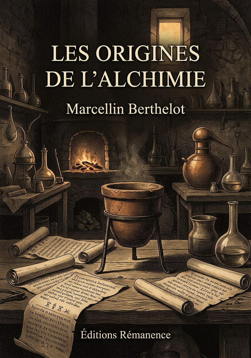 Livre Les origines de l’alchimie par Marcellin Berthelot - Couverture - Editions Remanence